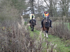 P2018DSC06941	Horseriders on The Old Street.