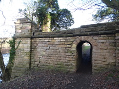 P2018DSC06974	An old stone wharf beside the Wharfe.