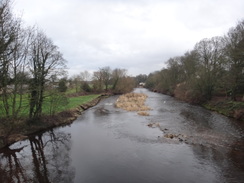 P2018DSC07017	The Wharfe viewed from Boston Spa Bridge.