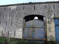 P2018DSC07033	A barn at Flint Mill Grange.