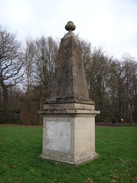 P2019DSC07103	An obelisk near the visitors centre in Trent Park.