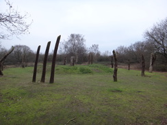 P2019DSC07311	A strange clearing in Hainault Forest Country Park.