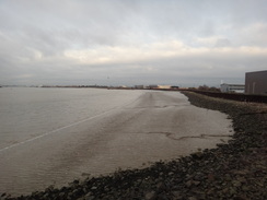 P2019DSC07496	Looking upstream along the Thames Estuary.