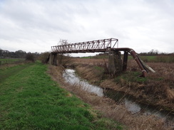 P2019DSC07576	A pipeline over the Mar Dyke.