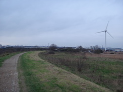 P2019DSC07677	Following the riverbank east towards Crayford Ness.