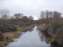 P2019DSC07713	The River Cray in Barnes Cray.