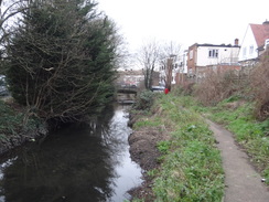 P2019DSC07720	The River Cray in Crayford.