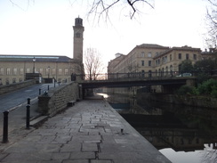 P2019DSC08161	Saltaire mill and the canal.