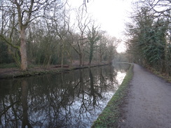 P2019DSC08171	The canal by Hirst Wood.