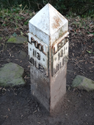 P2019DSC08172	A milepost.