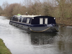 P2019DSC08309	A boat on the canal near Low Bradley.