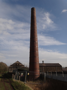 P2019DSC08348	A canalside chimney in Skipton.