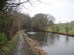 P2019DSC08469	The canal approaching Williamson Bridge.