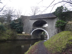 P2019DSC08477	The double-arched bridge, East Marton.