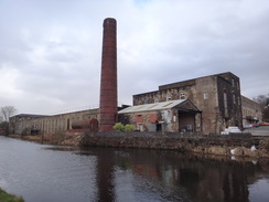 P2019DSC08581	Canalside buildings in Brierfield.