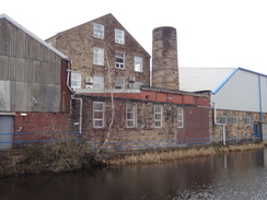 P2019DSC08599	Old canalside buildings in Burnley.