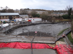 P2019DSC08623	The drained canal near the old BWB depot.