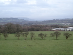 P2019DSC08698	The landscape to the north of the canal to the east of Clayton-le-Moors.