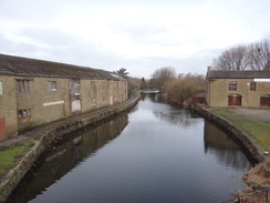 P2019DSC08725	Canalside buildings in Clayton-le-Moors.