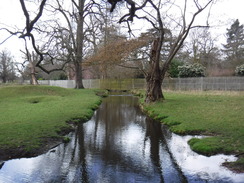 P2019DSCF2231	The Longford River in Bushy Park.