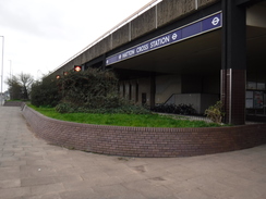 P2019DSCF2355	Hatton Cross tube station.