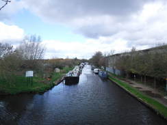 P2019DSCF2456	The canal at Cowley Peachy Junction.