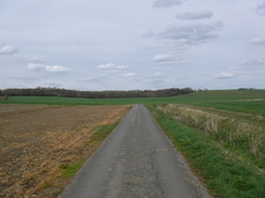 P2019DSCF2993	The road leading south from Sawtry.