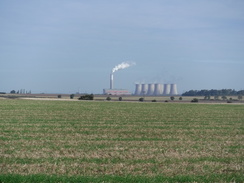 P2019DSCF3180	A distant view of Cottam power station.