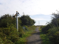 P2019DSCF3199	The western end of Fledborough viaduct.