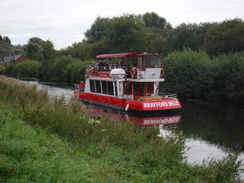 P2019DSCF3275	The Brayford Belle on the Fossdyke Navigation.