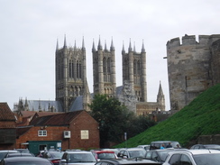 P2019DSCF3296	Lincoln cathedral and castle.