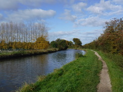 P2019DSCF3422	The canal to the east of Burscough.