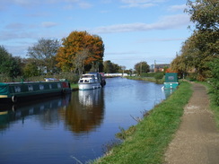 P2019DSCF3438	Following the canal west from Burscough.