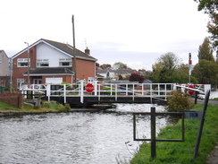 P2019DSCF3505	A canal bridge in Maghull.