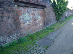 P2019DSCF3615	A narrow-gauge wagon turntable on the towpath.