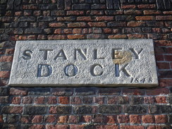 P2019DSCF3649	A sign for Stanley Dock.