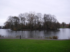 P2020DSCF4381	The lake in Alvaston Park.