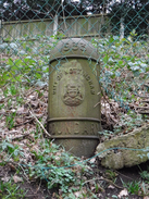 P2020DSCF4527	A City of Nottingham boundary marker near Bramcote Hills.