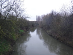 P2020DSCF4679	The River Rother at Woodhouse Mill.