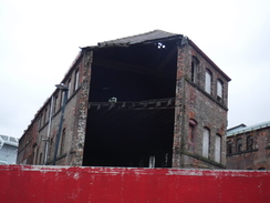 P2020DSCF4764	A ruined building near the New York Stadium, Rotherham.