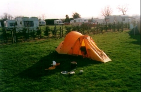 H26	My tent and cooking utensils.