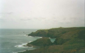 J15	Looking north towards Pendeen Watch lighthouse.