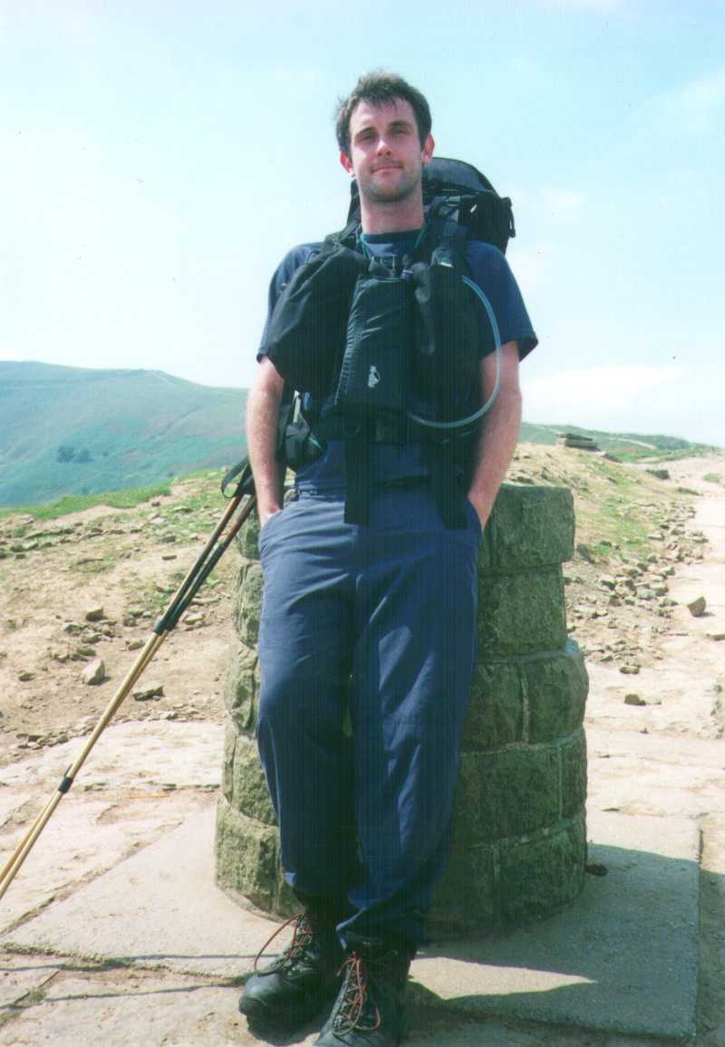 Myself standing at Hollins Cross.