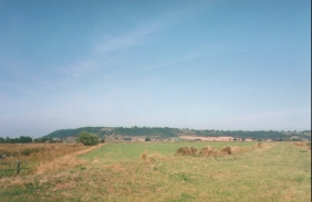 P08	Looking north towards Aller and Bowden's campsite from near Oath Lock on the Sowy River.