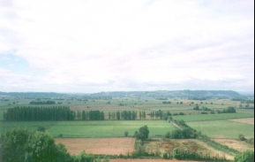 P12	Looking south from Walton Hill, showing the levels that have just been walked over.