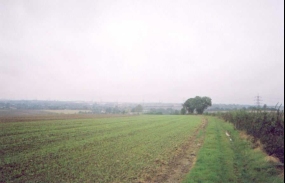 V12	The Icknield Way at Claybush Hill (TL 265385), looking north.