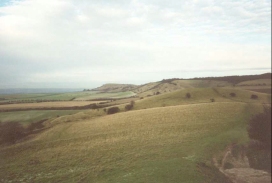 Z20	Looking back at Ivinghoe Beacon.