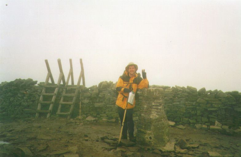 Myself on top of Pen-y-Ghent.