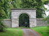 A gateway in the grounds of Burghley House.