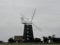 P2002B020085	The windmill in Burnham Overy Staithe. 